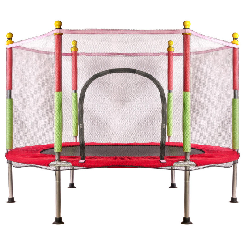 Vaikų sodo batutas 140 cm raudonas Vaikų sodo batutas 140 cm raudonas