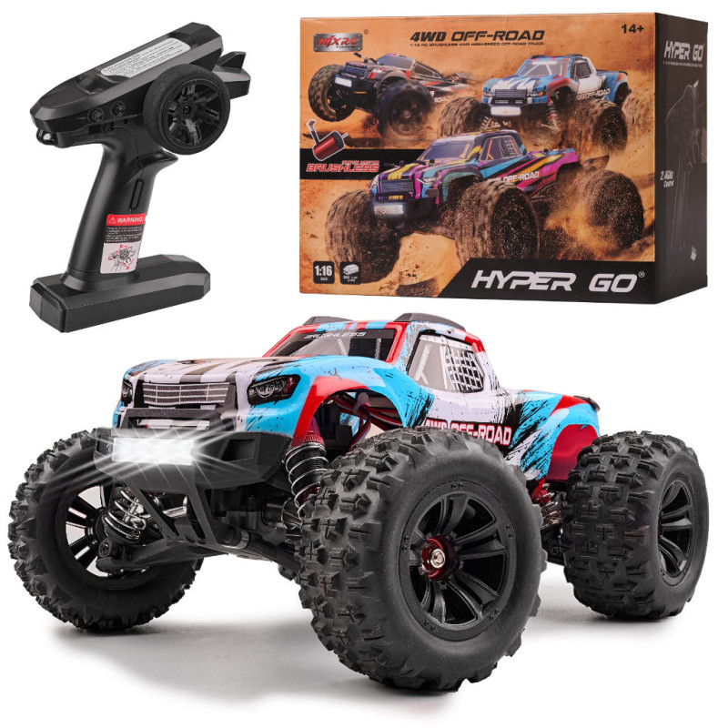 RC valdomas automobilis 1:16 bešepetėlinis 4WD visureigis RC valdomas automobilis 1:16 bešepetėlinis 4WD visureigis