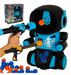Robotas taikinys arkadinis žaidimas (pistoletas + kamuoliukai)