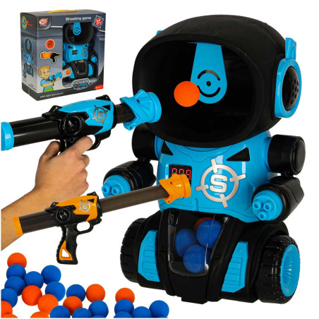 Robotas taikinys arkadinis žaidimas (pistoletas + kamuoliukai)
