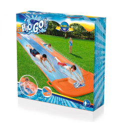 Pripučiama triguba vandens čiuožykla BESTWAY "H2O Go", 488cm