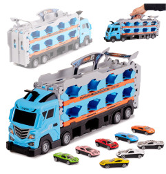 Automobilis/tralas su priedais ir rankena