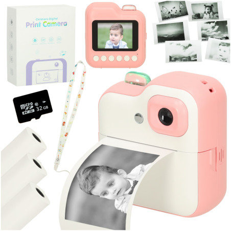 Momentinis fotoaparatas vaikams 1GB 24mpx