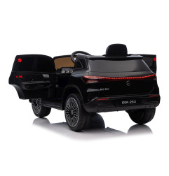 Vaikiškas elektromobilis Mercedes Benz EQA 250, Juodas