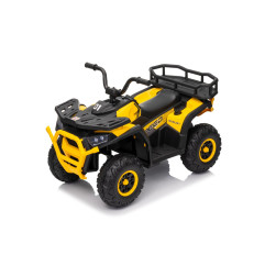 Vaikiškas elektrinis keturratis Robust 01, Geltonas