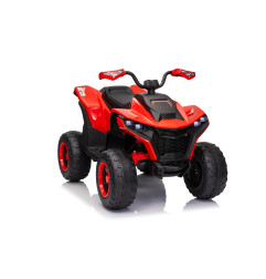Vaikiškas elektrinis keturratis Quad Fast, Raudonas