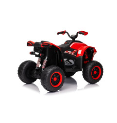 Vaikiškas elektrinis keturratis Quad Fast, Raudonas