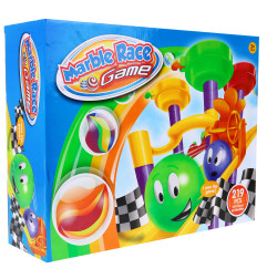 Konstruktorius su kamuoliukų trasa 219 detalių