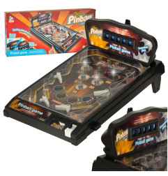 Pinball flipper arkadinis žaidimų stalas su šviesomis ir muzika