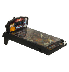Pinball flipper arkadinis žaidimų stalas su šviesomis ir muzika