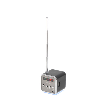 Įkraunamas nešiojamas radijo imtuvas "Bluetooth" LCD garsiakalbis TD-V26