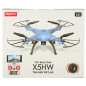 Syma X5HW 2.4GHz RC dronas Wi-Fi kamera mėlyna Syma X5HW 2.4GHz RC dronas Wi-Fi kamera mėlyna