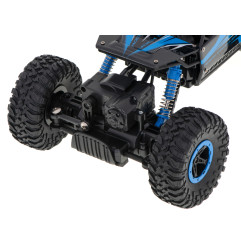 RC valdomas automobilis Rock Crawler HB 2.4GHz 1:18 mėlynas