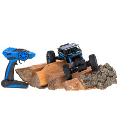 RC valdomas automobilis Rock Crawler HB 2.4GHz 1:18 mėlynas