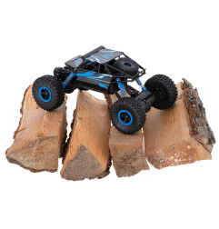 RC valdomas automobilis Rock Crawler HB 2.4GHz 1:18 mėlynas
