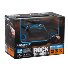 RC valdomas automobilis Rock Crawler HB 2.4GHz 1:18 mėlynas