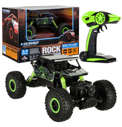 RC automobilis Rock Crawler HB 2.4GHz 1:18 žalias