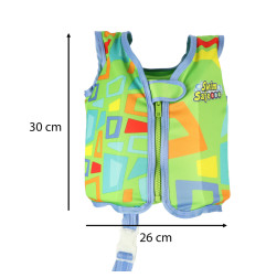 AQUASTAR Vaikų plaukimo liemenė žalia