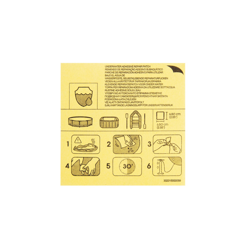 BESTWAY 62091 Baseinų remonto pagalvėlės 10vnt. BESTWAY 62091 Baseinų remonto pagalvėlės 10vnt.