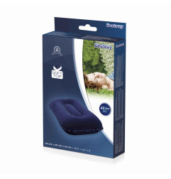BESTWAY Kelioninė pripučiama veliūrinė pagalvėlė tamsiai mėlyna
