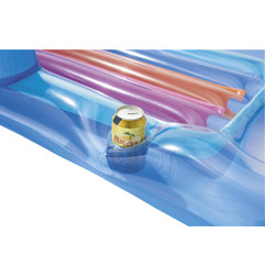 BESTWAY 43028 Pripučiamas čiužinys kėdė mėlyna
