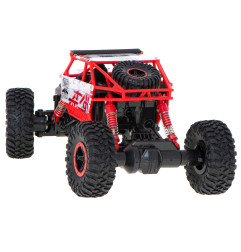 RC valdomas automobilis Rock Crawler HB 2.4GHz 1:18 raudonas