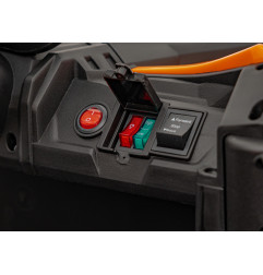 Vaikiškas Elektrinis bagis ATV Defend, Oranžinis
