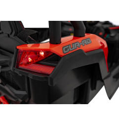Vaikiškas Elektrinis bagis ATV Defend, Raudonas