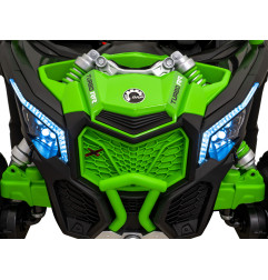 Vaikiškas Elektrinis Bagis Maverick Turbo RR Strong, Žalias