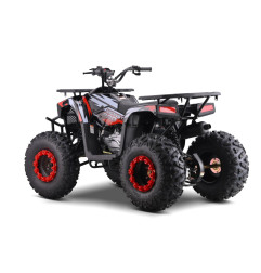 Vaikiškas benzininis keturratis MONSTER 200CC, Raudonas
