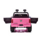 RAM 3500 rožinės spalvos transporto priemonė RAM 3500 rožinės spalvos transporto priemonė