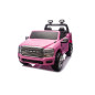 RAM 3500 rožinės spalvos transporto priemonė RAM 3500 rožinės spalvos transporto priemonė