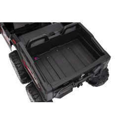 Vaikiškas elektrinis keturratis su priekaba TX ATV, Juodas
