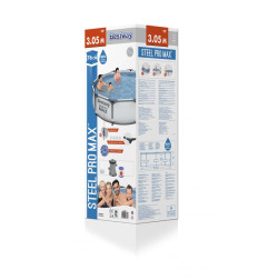 Karkasinis baseinas Steel PRO BESTWAY (305x76cm)
