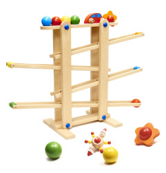 Medinis Montessori kamuoliukų takas XXL