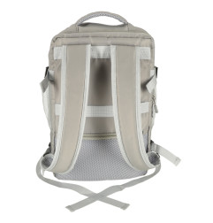 Kelioninė kuprinė lėktuvui vandeniui atsparus USB kabelis 45x16x28cm pilka