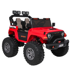 Vaikiškas Elektromobilis Extreme Sport 4x4, Raudonas