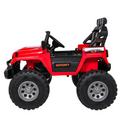 Vaikiškas Elektromobilis Extreme Sport 4x4, Raudonas