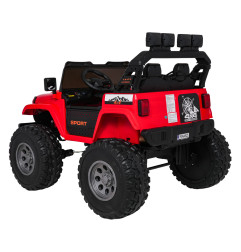 Vaikiškas Elektromobilis Extreme Sport 4x4, Raudonas