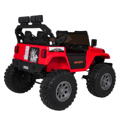 Vaikiškas Elektromobilis Extreme Sport 4x4, Raudonas