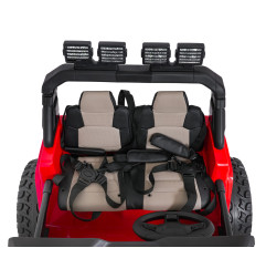 Vaikiškas Elektromobilis Extreme Sport 4x4, Raudonas