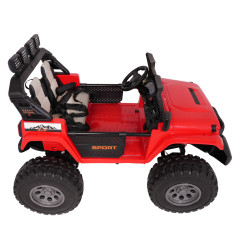 Vaikiškas Elektromobilis Extreme Sport 4x4, Raudonas