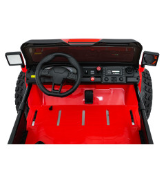 Vaikiškas Elektromobilis Extreme Sport 4x4, Raudonas