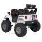 Ekstremalaus sporto kintamo dydžio 4x4 transporto priemonė Balta Ekstremalaus sporto kintamo dydžio 4x4 transporto priemonė Balta