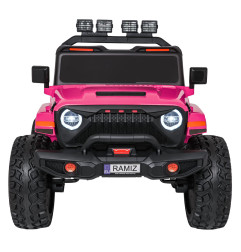 Ekstremalus sportas 4x4 transporto priemonės kintamo dydžio rožinė