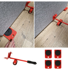 Transportavimo ratukai baldų pervežimo rinkinys 5in1