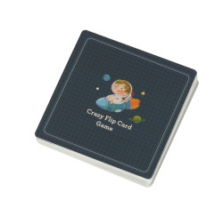 Kortų žaidimas "Crazy Flip card game" su kortomis ir skambučiu
