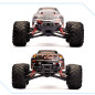 RC automobilis Q901 bešepetėlinis 1:16 2.4G 4CH 52km/h raudonas RC automobilis Q901 bešepetėlinis 1:16 2.4G 4CH 52km/h raudonas