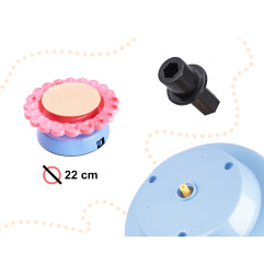 Keramikos kūrybinis rinkinys su moliu ir dažais 600g