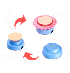 Keramikos kūrybinis rinkinys su moliu ir dažais 600g